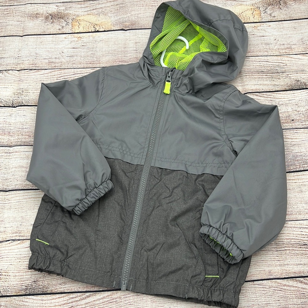 Grey and Green Carter’s Windbreaker
